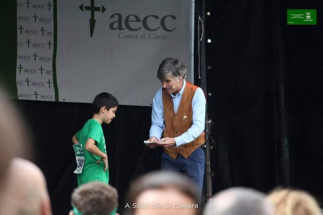 III Carrera Solidaria en Asturias contra el cáncer 2018. Pza de la Catedral  Oviedo.